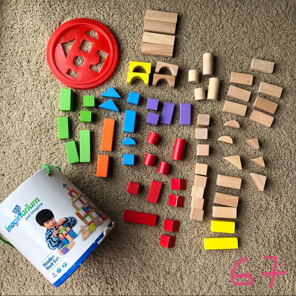 67 of Imaginarium wooden block set